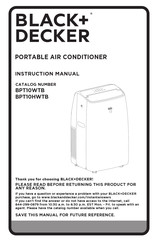 Black & Decker BPT10WTB Manuel D'instructions