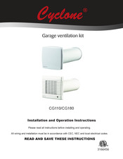 CyClone CG110 Instructions D'installation Et D'utilisation