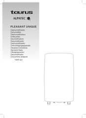 Taurus Alpatec PLEASANT UNIQUE Manuel D'utilisation