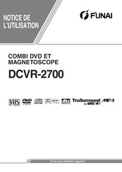 FUNAI DCVR-2700 Notice D'utilisation