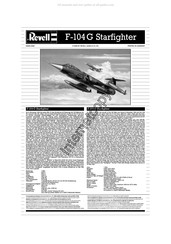 REVELL F-104G STARFIGHTER Mode D'emploi