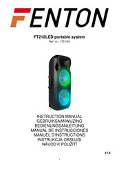 Fenton FT212LED Manuel D'instructions