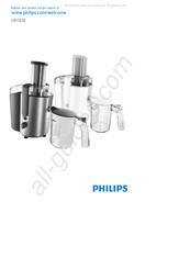 Philips HR1858 Mode D'emploi