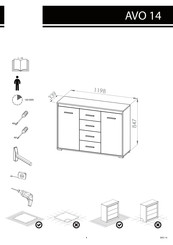 Baumax AVO 14 Instructions De Montage