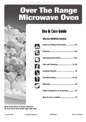 Maytag MMV5165AA Guide De L'utilisateur