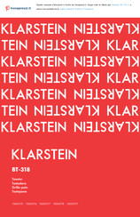 Klarstein BT-318 Mode D'emploi