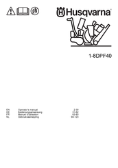 Husqvarna 1-8DPF40 Manuel D'utilisation