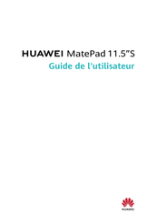 Huawei MatePad 11.5 S Guide De L'utilisateur