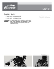Sunrise Medical Quickie 5R Manuel De L'utilisateur