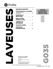 GE PTW900 Guide De L'utilisateur