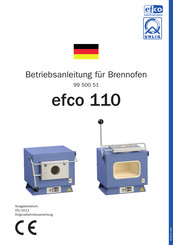 Efco 110 Manuel D'utilisation