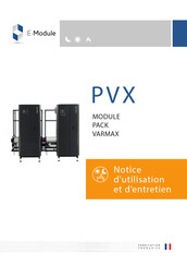 E-Module PVX Série Notice D'utilisation Et D'entretien