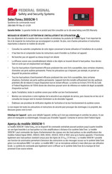 Federal Signal SelecTone 300SCW-1 Manuel D'instructions