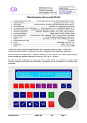 CB ELECTRONICS UR-422 Mode D'emploi