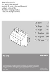 Assa Abloy N59FS Notice D'installation Et De Montage