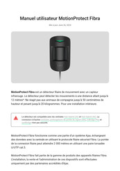 AJAX MotionProtect Fibra Manuel Utilisateur