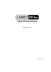 TerraTec CAMEO DV 800 Manuel