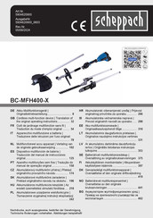 Scheppach BC-MFH400-X Mode D'emploi