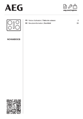 Aeg NCH84B03CB Notice D'utilisation