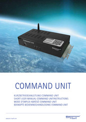 Ten Haaft Command Unit Mode D'emploi