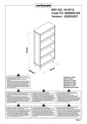 Vertbaudet FESTON 1014712 Instructions De Montage