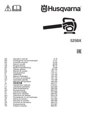 Husqvarna 525BX Manuel D'utilisation