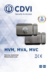 CDVI MVM Mode D'emploi