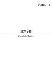 Garmin HRM 200 Manuel D'utilisation