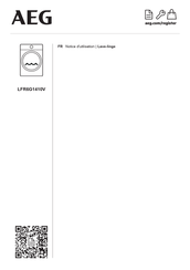 Aeg LFR6G1410V Notice D'utilisation