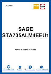 Sage Toast Select Luxe STA735 Guide Rapide