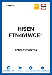 Hisense FTN461WCE1 Livret D'instructions De L'utilisateur