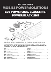 Dometic BUTTNER MT 130 CDS Instructions De Montage