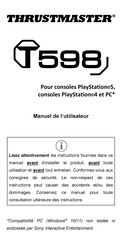 Thrustmaster T598 Manuel De L'utilisateur