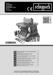 Scheppach 5903405901 Traduction Des Instructions D'origine
