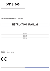 Optika Italy 4083.12LT Manuel D'instructions