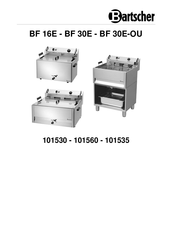 Bartscher BF 30E OU Manuel D'utilisation