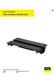 Viega Advantix Vario Notice D'utilisation