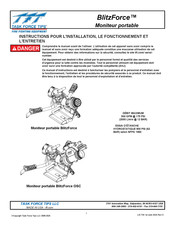Task Force Tips BlitzForce Instructions Pour L'installation, Le Fonctionnement Et L'entretien