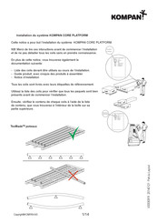 KOMPAN CORE PLATFORM Installation
