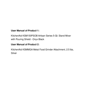 KitchenAid KSM200 Série Mode D'emploi