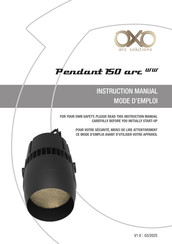 OXO Pendant 150 arc WW Mode D'emploi