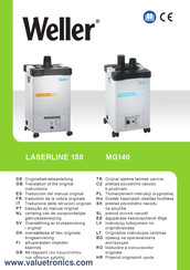Weller LASERLINE 150 Traduction De La Notice Originale