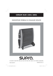 Supra CERAM DUO 1501-2001 Mode D'emploi