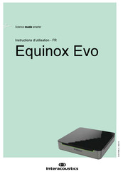 Interacoustics Equinox Evo Instructions D'utilisation