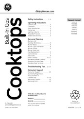 Ge JGP329 Manuel Du Propriétaire