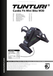 Tunturi Cardio Fit mini bike M30 Manuel De L'utilisateur