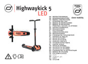 SCOOT AND RIDE Highwaykick 5 LED Manuel D'instructions