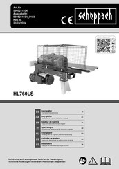 Scheppach 5905211934 Traduction Des Instructions D'origine