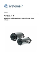 SystemAir OPTIMA-R-LV-140-BP Manuel