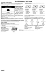 KitchenAid KCGS350ESS Guide De Démarrage Rapide